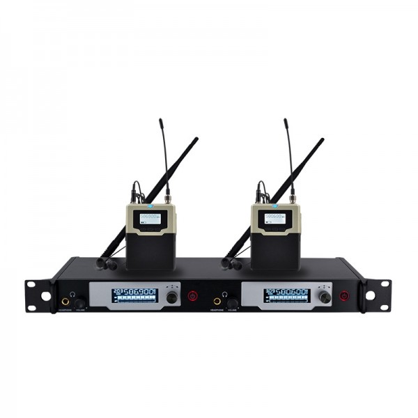 Professional Ear-Back Stage Performance Singer Rehearsal In-Ear Wireless Monitoring System, Colour: BS-9400