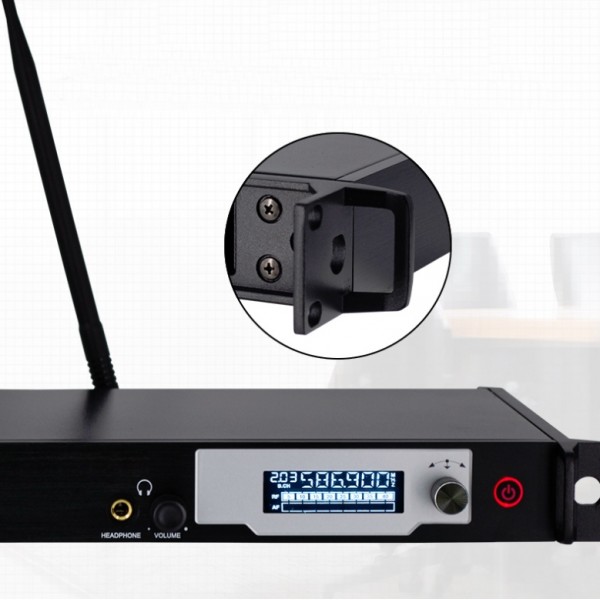 Professional Ear-Back Stage Performance Singer Rehearsal In-Ear Wireless Monitoring System, Colour: BS-9400