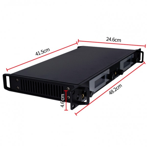 Professional Ear-Back Stage Performance Singer Rehearsal In-Ear Wireless Monitoring System, Colour: BS-9400