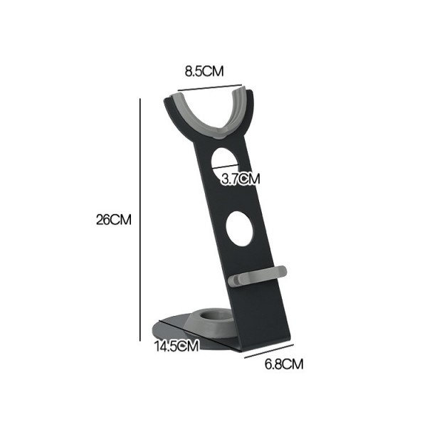 Punch Free Standing Hair Dryer Stand For Dyson 003 Black