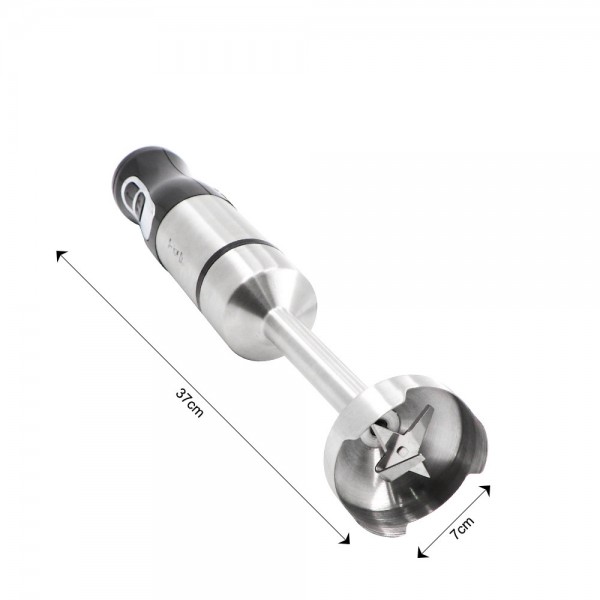 RAF 700W 4-blade Handheld Electric Blender Stainless Steel Food Cooking Stick,EU Plug(White)