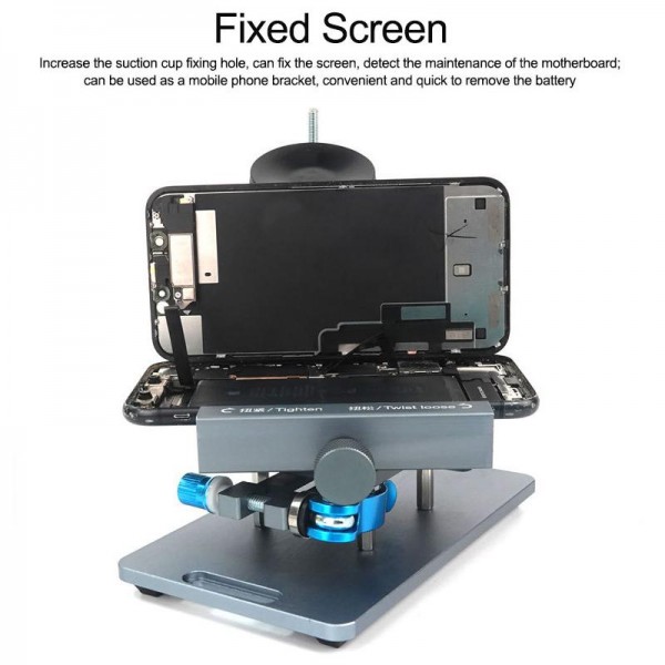 RELIFE RL-601S Plus 2 In 1 Split Screen Rotating Mobile Phone Repair Fixture Multifunctional Rotating Clamp