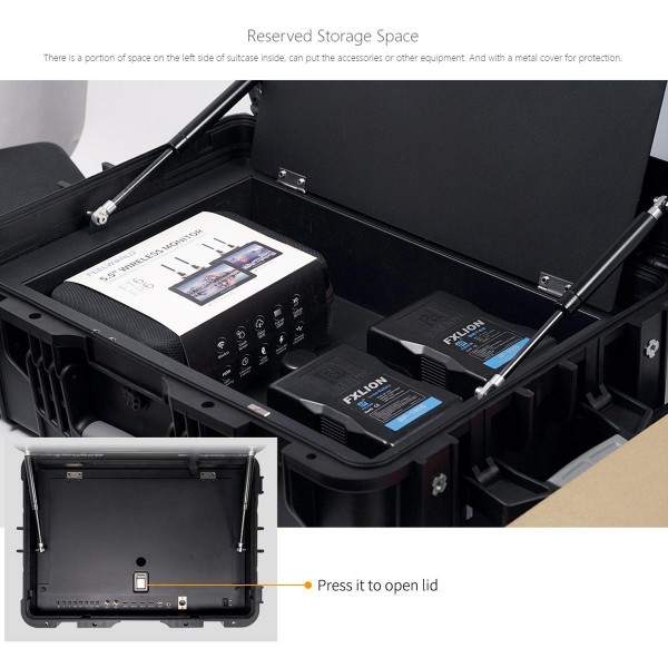 SEETEC WPC215 21.5 inch 1000nit High Bright Portable Carry-on Director Monitor Full HD 1920x1080 Monitor (EU Plug)