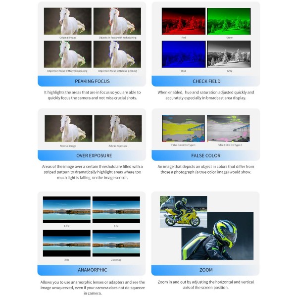 SEETEC WPC215 21.5 inch 1000nit High Bright Portable Carry-on Director Monitor Full HD 1920x1080 Monitor (EU Plug)