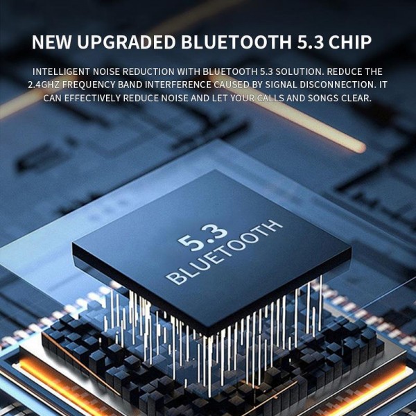 SOMAN Motorcycle Helmet Bluetooth Headset Stereo Voice Microphone, Style:M6-Hard Mic