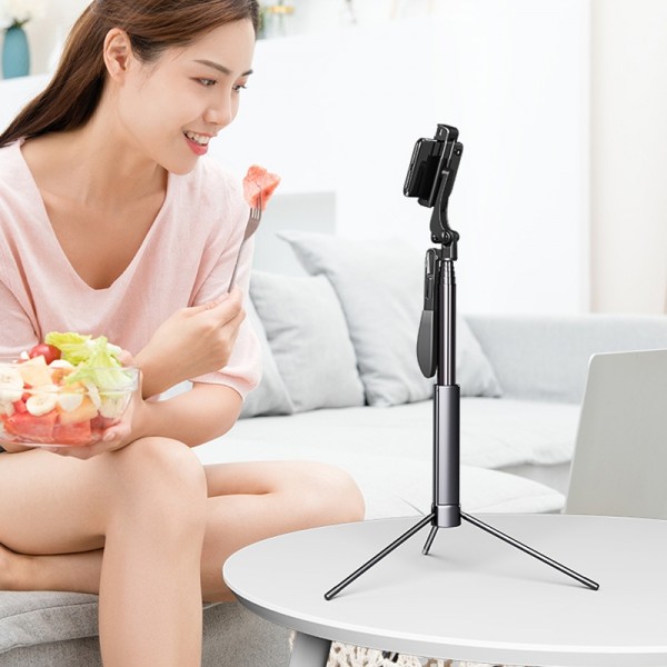 SSKY A21 Live Foldable Photography Fill Light Beauty Bracket Mobile Phone Anti-shake Stabilizer, Size:160cm+Double Fill Light