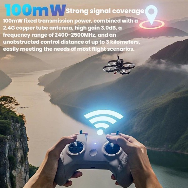 STARTRC C8 ELRS Remote Control Drone Training Aeromodelling Remote Control Traversing Aircraft Simulator Handle, Spec: Single Handle