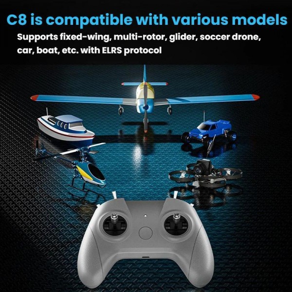 STARTRC C8 ELRS Remote Control Drone Training Aeromodelling Remote Control Traversing Aircraft Simulator Handle, Spec: Single Handle