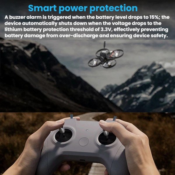 STARTRC C8 ELRS Remote Control Drone Training Aeromodelling Remote Control Traversing Aircraft Simulator Handle, Spec: Single Handle