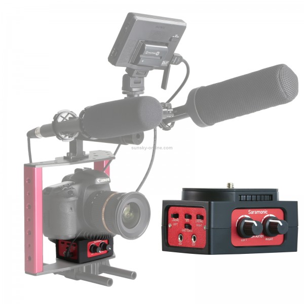 Saramonic SR-AX101 XLR Interface Dual Channel Audio Mixer Adapter