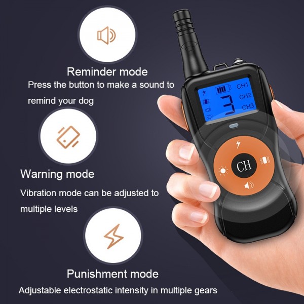 Smart Electronic Remote Control Dog Training Device Waterproof Pets Bark Stopper, Size: For-One-Dog(Red)