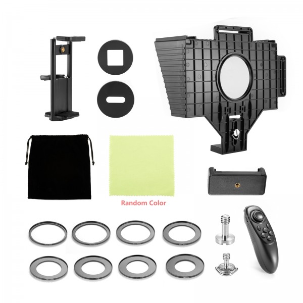 TC3 Wide-angle Large Screen Mobile Portable Teleprompter with Remote Control