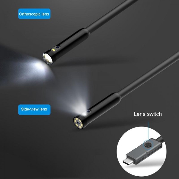 TESLONG MS450 4.5 Inch Large Screen Endoscope Auto Repair Tools, Model:8mm Dual Lens / 3m