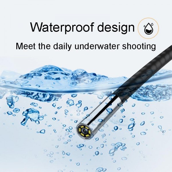 TESLONG NTS300 5 Inch Large Screen Industrial Endoscope Auto Repair Tools, Model:7.6mm Single Lens / 3m