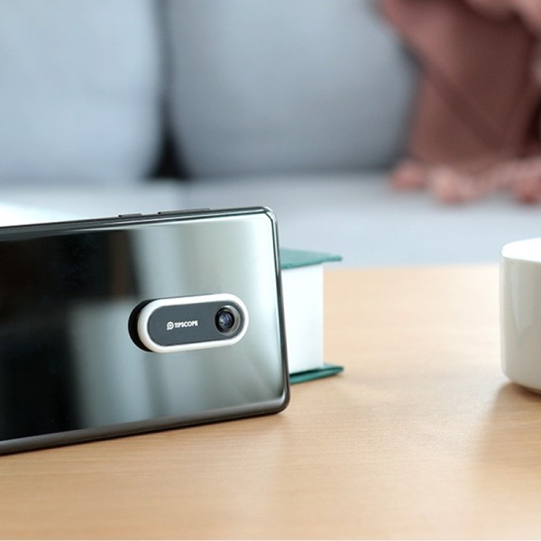 TIPSCOPE Mobile Phone External Lens Microscope High-resolution Lens Mobile Phone External Camera(White)