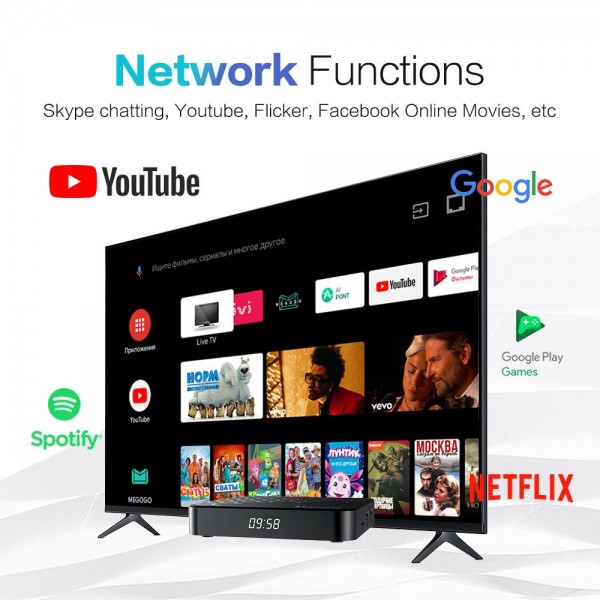 Tanix TX7 8K UHD Android 14 Smart TV Box with Remote Control, 2GB+16GB, Allwinner H728 Octa-Core(EU Plug)