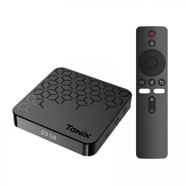 Tanix TX7 8K UHD Android 14 Smart TV Box with Remote Control, 2GB+16GB, Allwinner H728 Octa-Core(EU Plug)