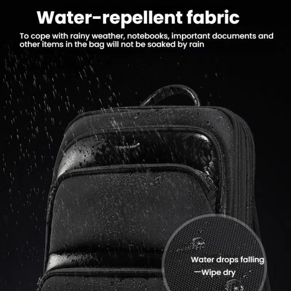 Tigernu T-B9121  15.6 Inch Men Expandable Waterproof Lightweight Laptop Backpack With Floating Zipper