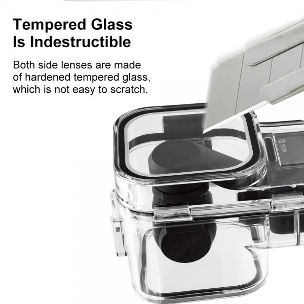 [US Warehouse] For DJI Osmo Pocket 3 PULUZ 45m Underwater Waterproof Housing Diving Case(Transparent)