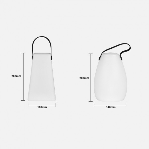 USB Charging Romantic Colorful Portable Night Light Support Remote Control(Square)