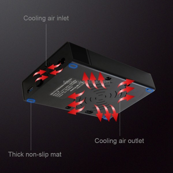 Universal SATA 2.5 / 3.5 inch USB3.0 Interface External Solid State Drive Enclosure for Laptops / Desktop Computers, The Maximum Support Capacity: 10TB