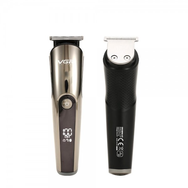 VGR V-107 11-in-1 IPX6 Digital Display Electric Hair Clipper Kit(Gold)