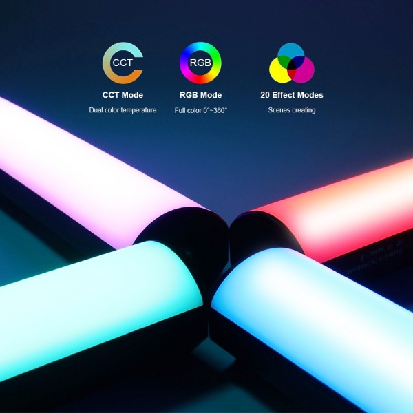 VLOGLITE W200RGB Full Colorful Handheld Fill Light Stick Live Photography Ambient Light Outdoor Lighting