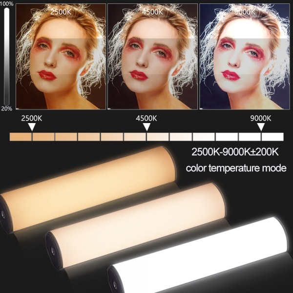 VLOGLITE W200RGB Full Colorful Handheld Fill Light Stick Live Photography Ambient Light Outdoor Lighting