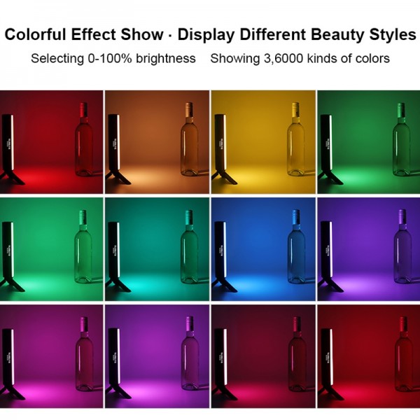 VLOGLITE W200RGB Full Colorful Handheld Fill Light Stick Live Photography Ambient Light Outdoor Lighting