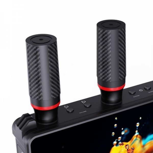 VRRIIS 083H 400M Range 7 Inch LCD Screen HDMI Extender Wireless HDMI Transmitter Receiver, Plug:US Plug