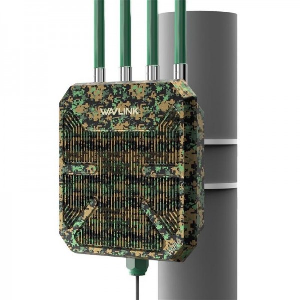 WAVLINK WN573HX3 WiFi 6 Extender Outdoor AX3000 Dual Band  Courtyard RV Wireless Router, Plug:US Plug