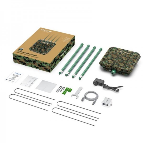 WAVLINK WN573HX3 WiFi 6 Extender Outdoor AX3000 Dual Band  Courtyard RV Wireless Router, Plug:US Plug