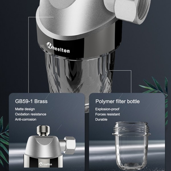 WHEELTON WHT-P003 Home Water Purifier Toilet Front Decomposition Limescale Filter