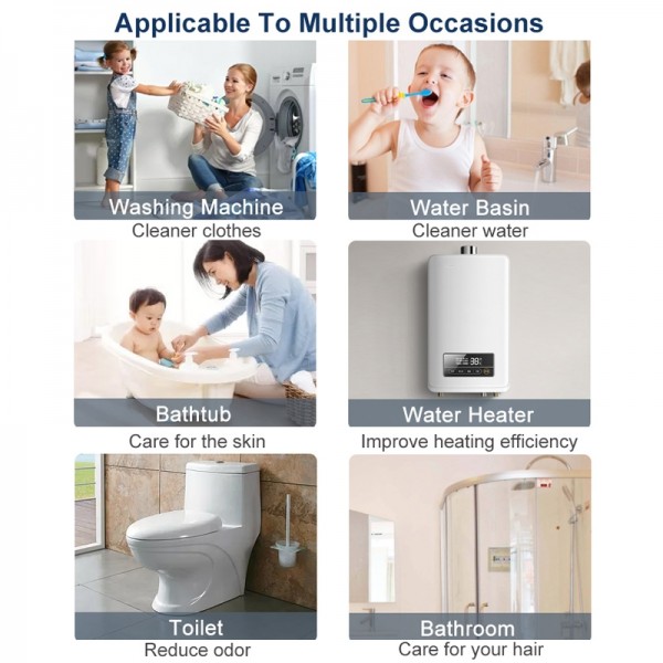 WHEELTON WHT-P003 Home Water Purifier Toilet Front Decomposition Limescale Filter