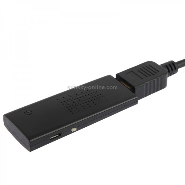 Wireless HDMI Miracast DLNA Display Dongle, CPU: ARM Cortex A9 Single Core 1.2GHz, Support WIFI + HDMI(Black)