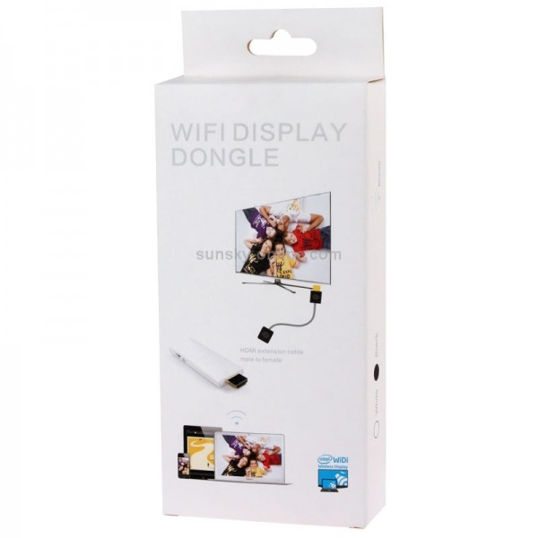 Wireless HDMI Miracast DLNA Display Dongle, CPU: ARM Cortex A9 Single Core 1.2GHz, Support WIFI + HDMI(Black)