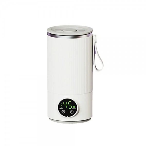 Wireless Milk Warmer Heating Mixing Cup for Coffee / Cereal / Medicine Preparation(White)