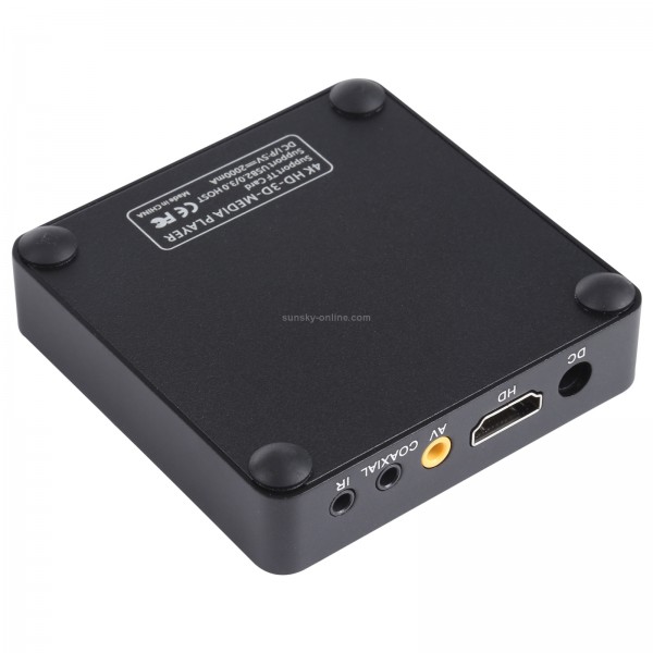 X5 UHD 4K Android 4.4.2 Media Player TV Box with Remote Control, RK3229 Quad Core up to 1.5GHz, RAM: 1GB, ROM: 8GB, Support WiFi, USB, HD Media Interface, TF Card, US Plug