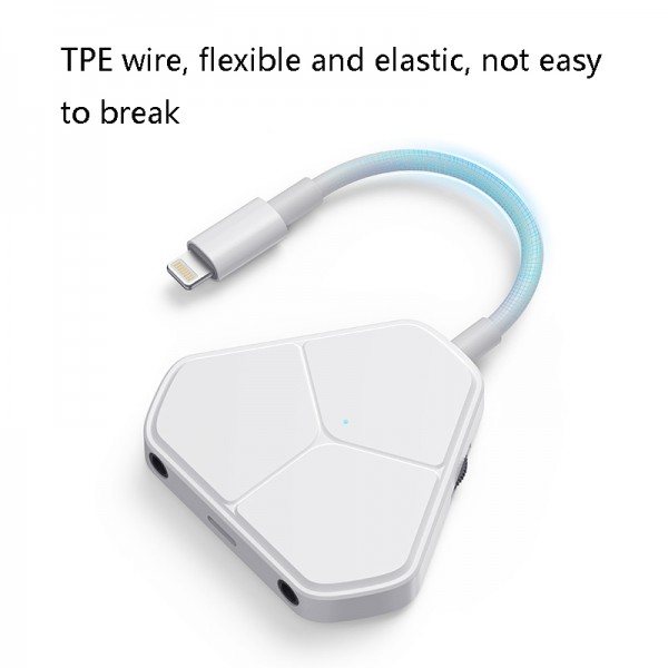 Xiaotian 5 In 1 Sound Card Adapter Microphone Phone Universal Adapter, Style: MINI Sound Card+Monitor Headset+Collar Sandwich