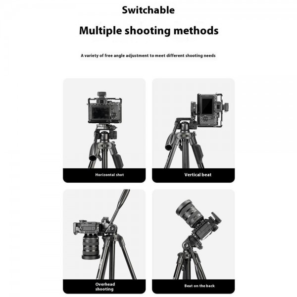 YUNTENG VCT-669 For Live Streaming Video Recording Camera Tripod Smartphone Selfie Mount