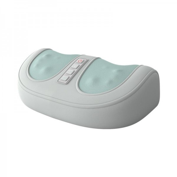 Z5 Dual-frequency Red Light Constant Temperature Hot Compress Foot Massager, Spec: EU Plug(Light Green)