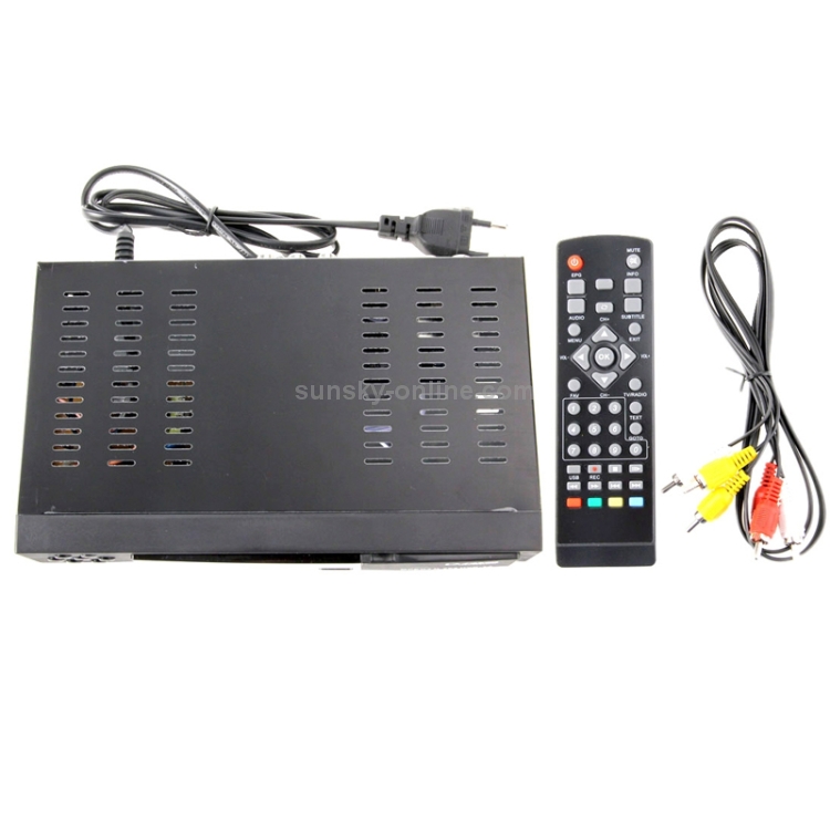 1080P-HD-DVB-T-Set-Top-Box-with-Remote-Controller-Support-Recording-Function-and-USB-20-Interface-MPEG-2-MPEG-4-H264-Compression-Format-Support-SD-Card-S-TT-0306