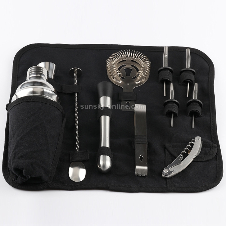 12-in-1-Stainless-Steel-Wine-Cocktail-Shaker-Tools-Set-with-Cloth-Bag-Capacity-550ml-HC4780