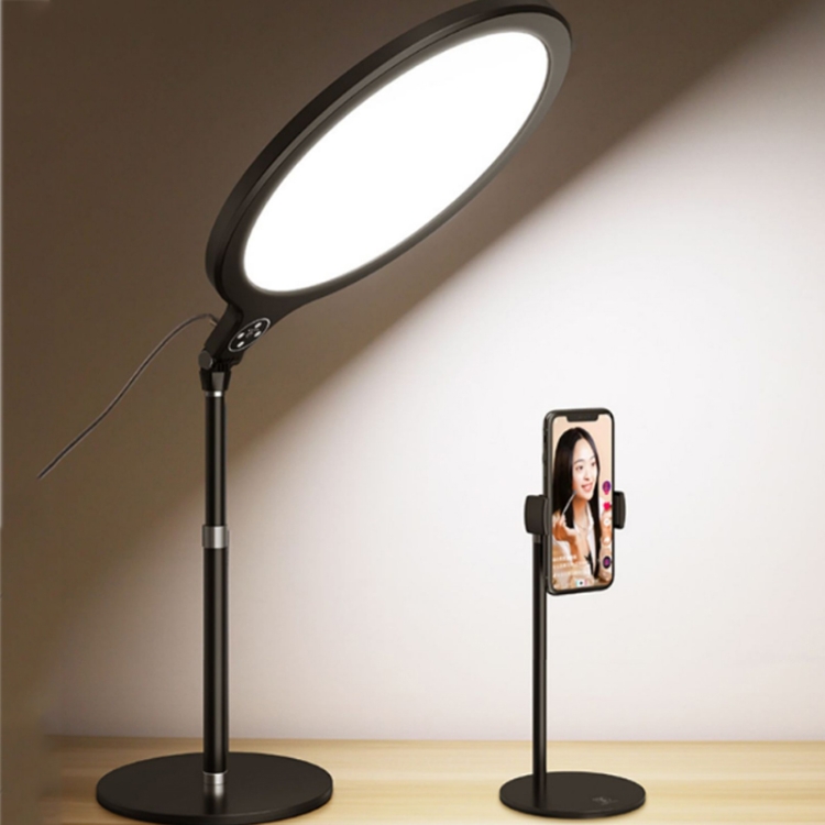 142-inch-36cm-Live-Broadcast-Photography-Desktop-Beauty-Fill-Light-Bracket-StyleLarge-VersionCooling-BracketBlack-TBD0326875806A