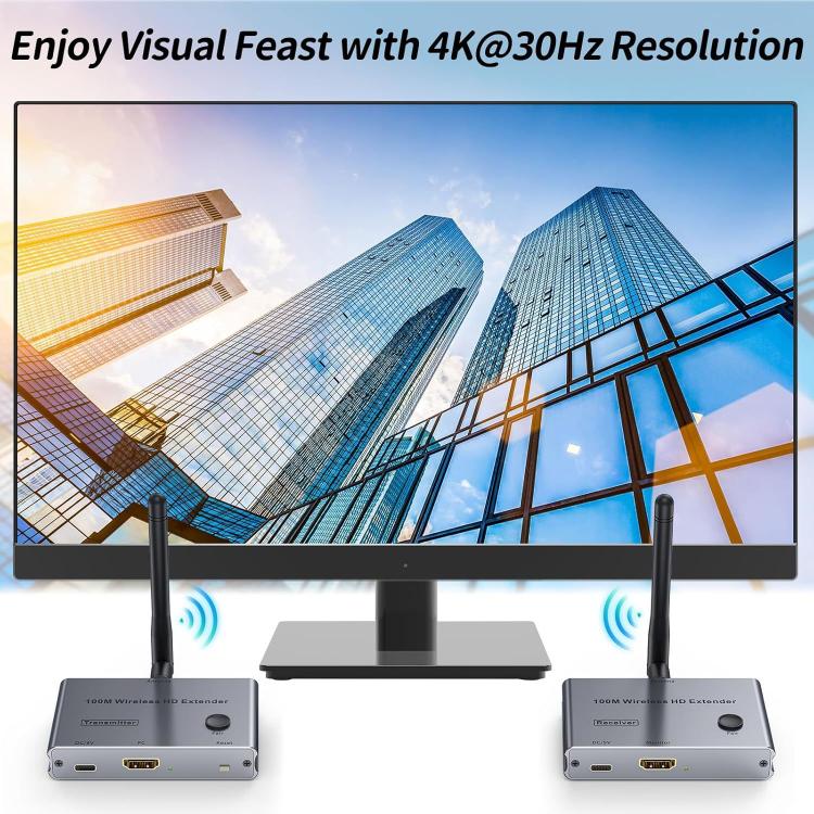 2-In-1-4K-30Hz-Wireless-HDMI-Extender-100m-Point-To-Point-HD-Video-Transmitter-TransmitterReceiver-TBD06061523