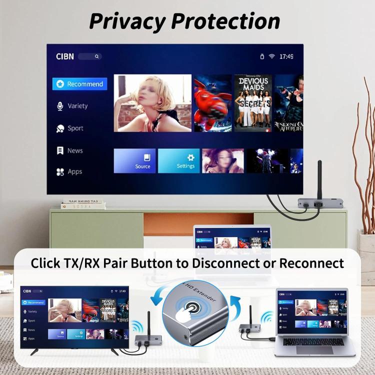 2-In-1-4K-30Hz-Wireless-HDMI-Extender-100m-Point-To-Point-HD-Video-Transmitter-TransmitterReceiver-TBD06061523