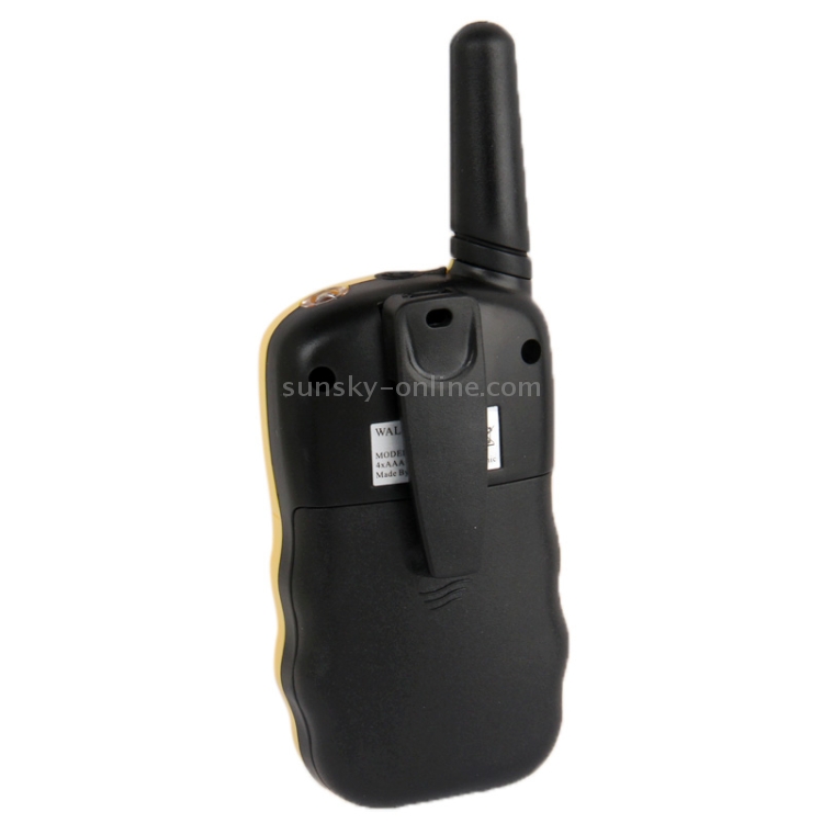 2-PCS-T-388-05W-10-inch-LCD-5KM-Walkie-TalkieYellow-S-KT-169