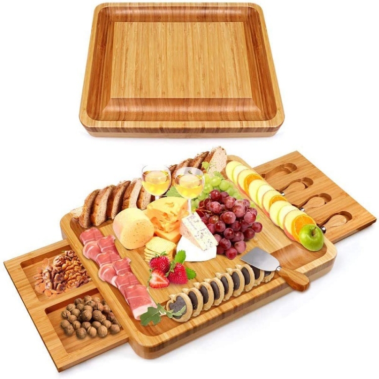 39-x-33-x-38cm-Natural-Bamboo-Cheese-Board-4-Knife-Set-TBD0602116801