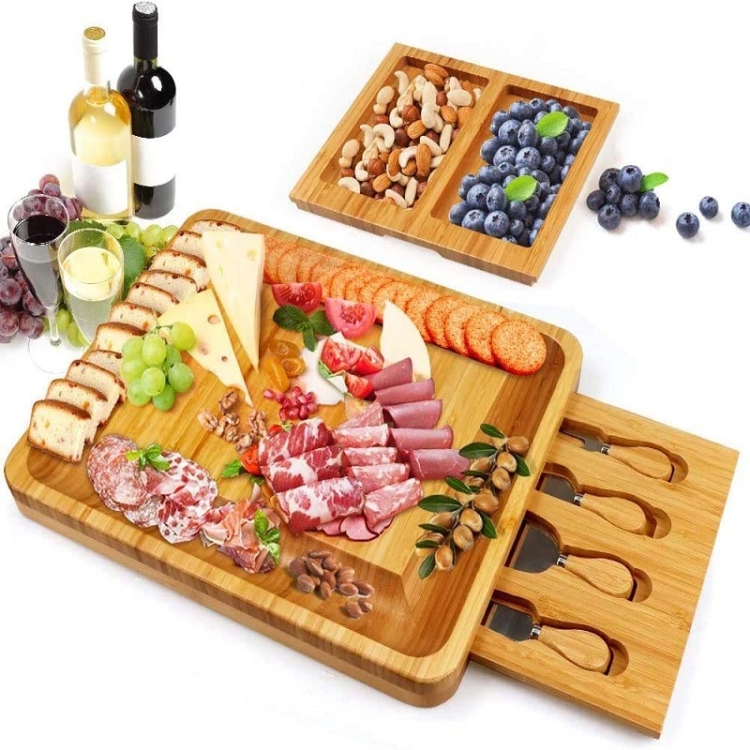39-x-33-x-38cm-Natural-Bamboo-Cheese-Board-4-Knife-Set-TBD0602116801