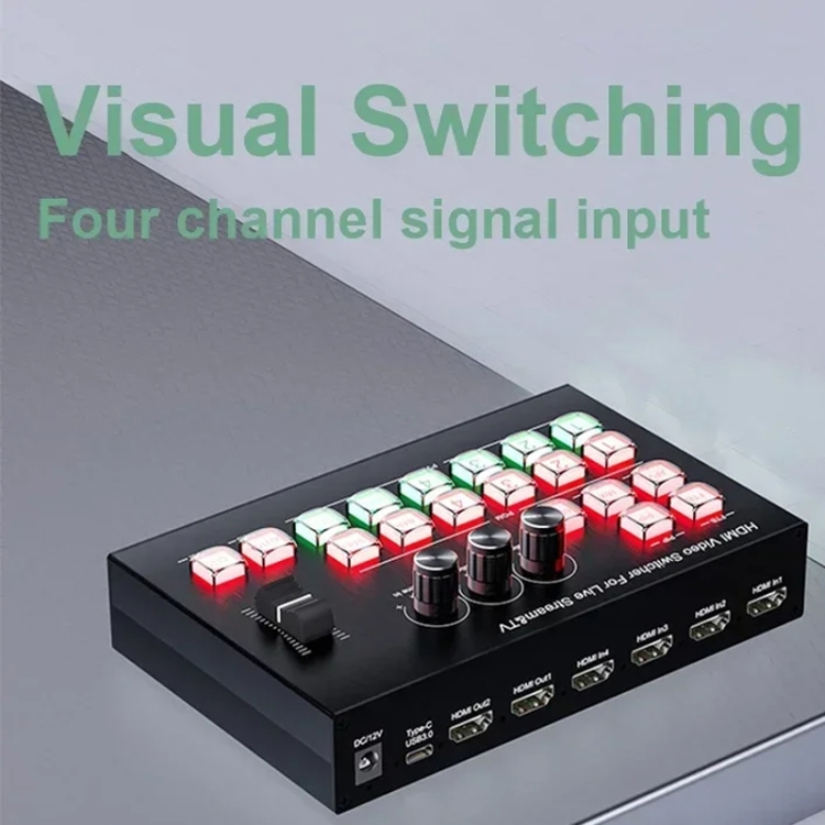4-In-2-Out-HDMI-Guide-Switchboard-Type-C-USB-30-Capture-Port-OSD-Display-Game-Switcher-UK-PlugBlack-TBD0605397803A